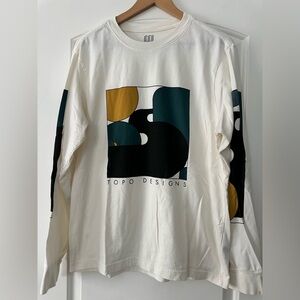 Topo Designs Men's White Shirt